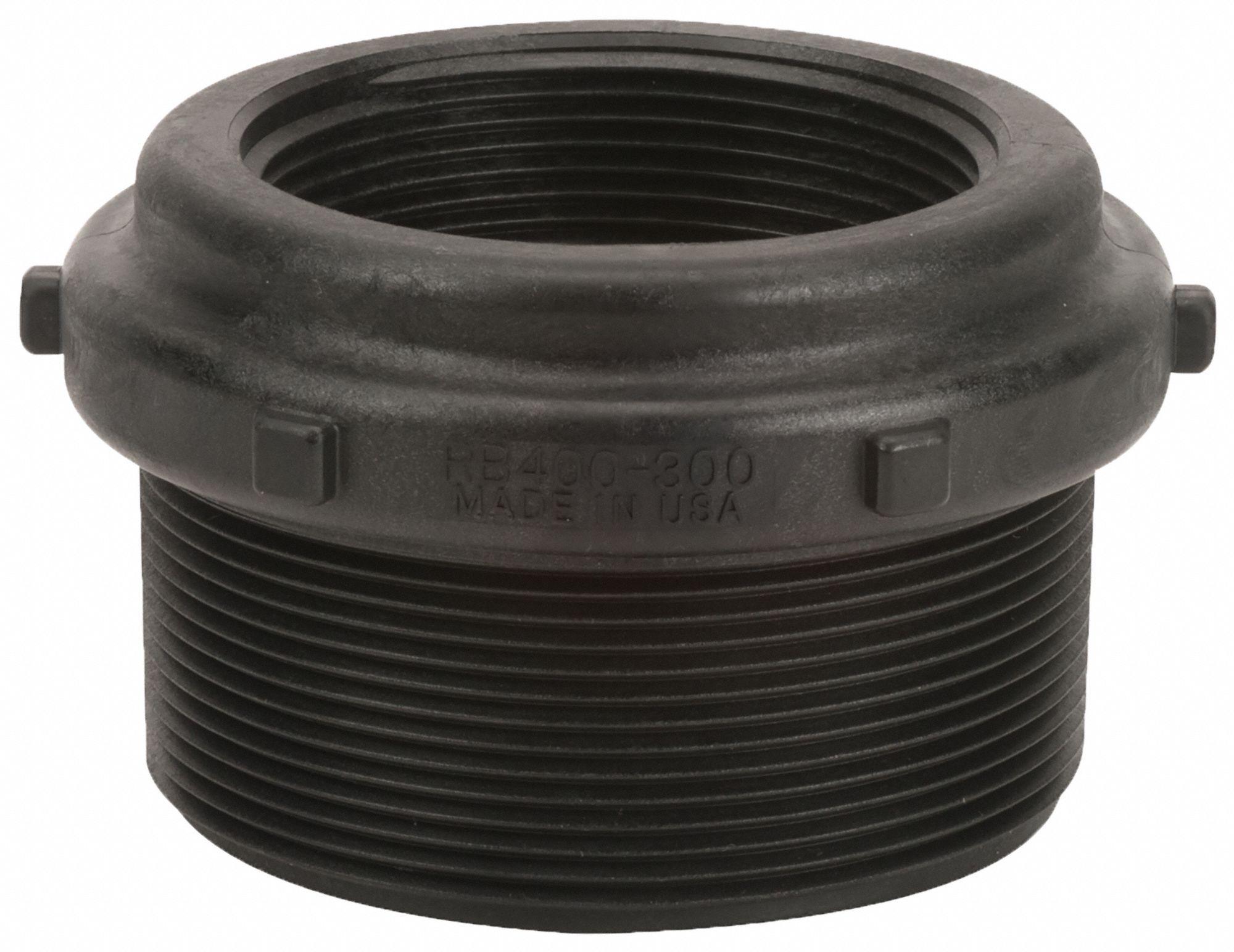 GRAINGER APPROVED 4 in x 3 in Reducing Bushing, Polypropylene, Max