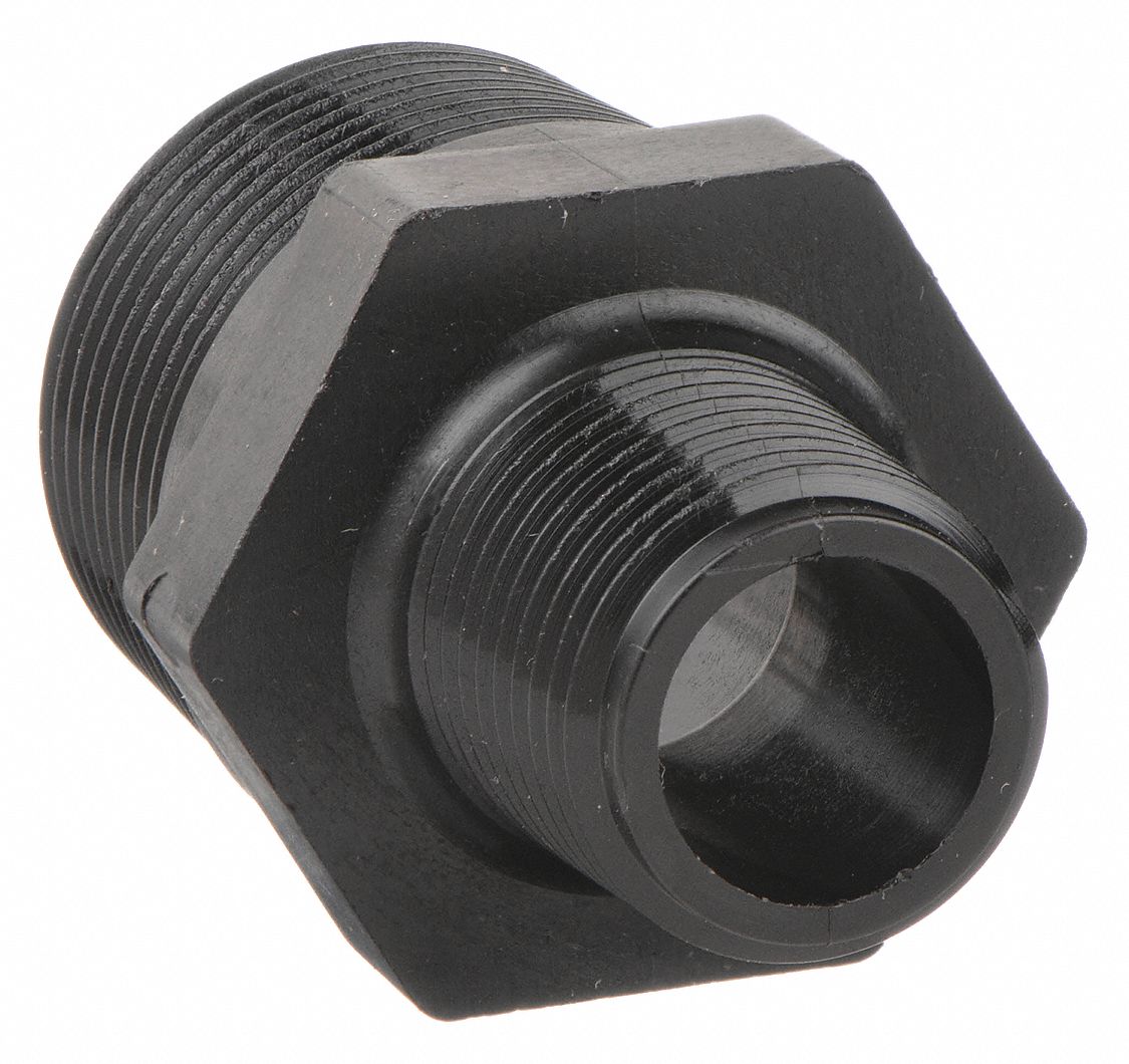 REDUCING NIPPLE: 1¼ IN X ¾ IN FITTING, SCHEDULE 80, MALE NPT X MALE NPT, 300 PSI