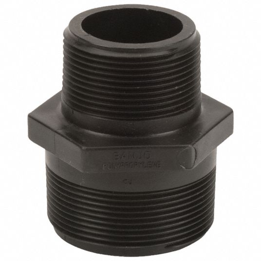 GRAINGER APPROVED Reducing Nipple: 2 in x 1 1/2 in Pipe Size, Schedule ...