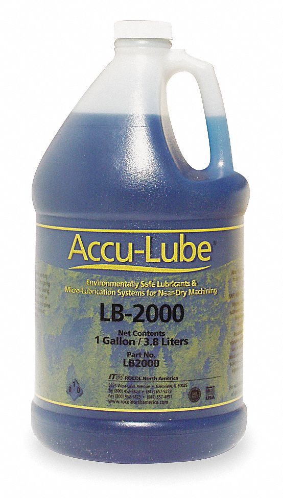 Cutting Oil: 1 gal Container Size, Bottle, Blue
