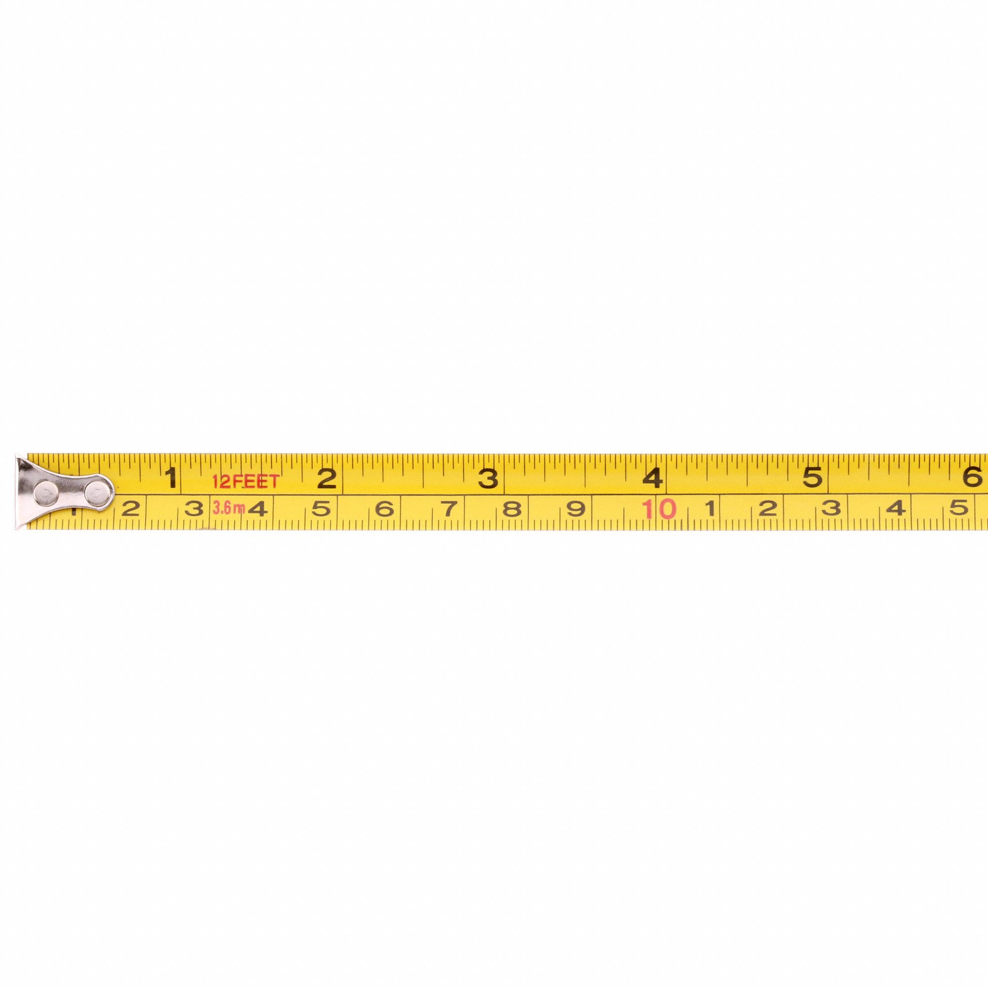 Tape Measure,1/2"x12 ft.,Carbon Steel