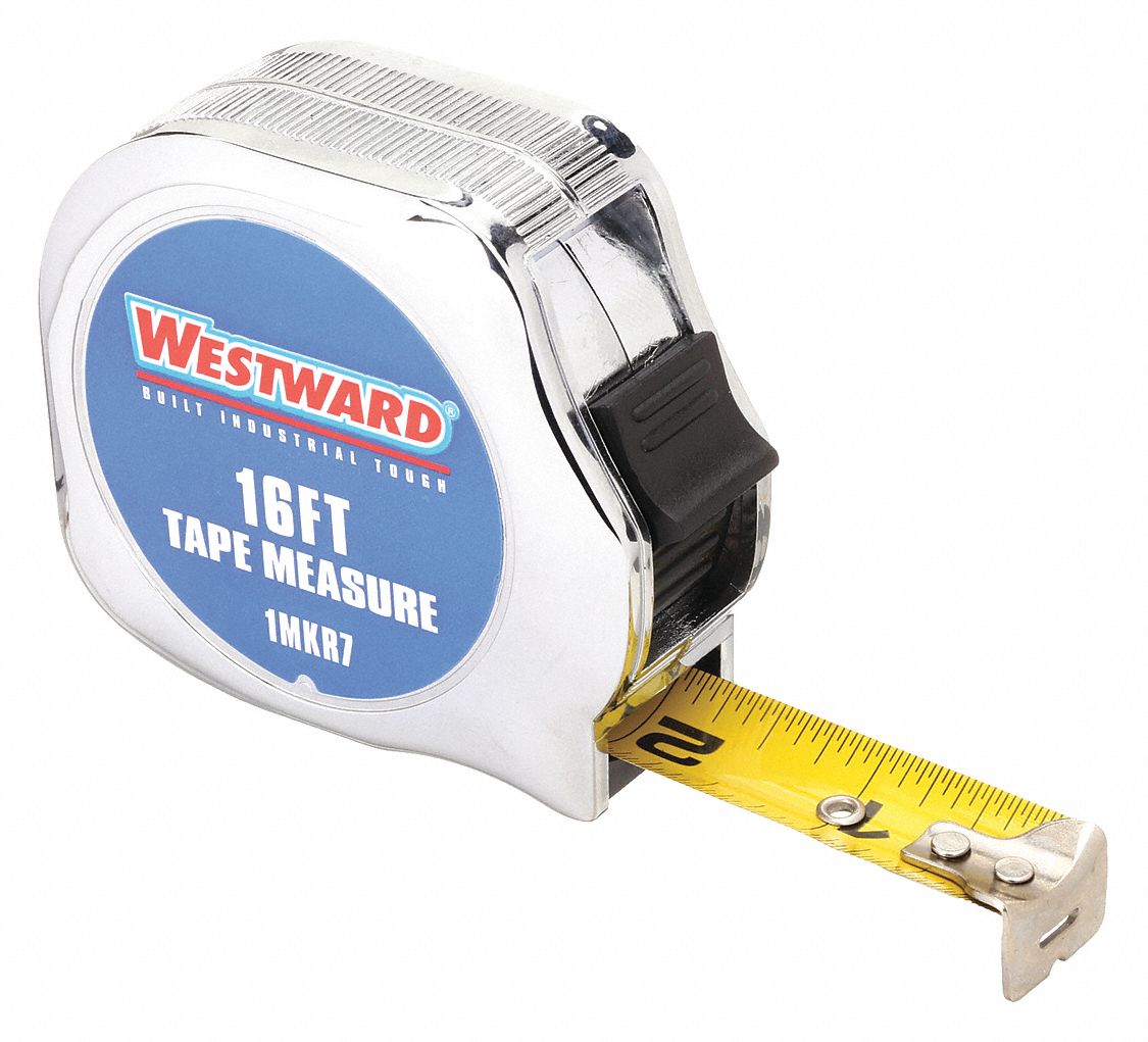 TAPE MEASURE,3/4INX16 FT.,CARBON STEEL