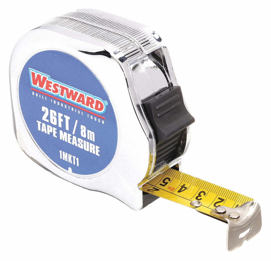 Measuring Tape- English & Metric, 26'/8m