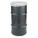 TRANSPORT DRUM, STEEL, 16 GALON, LEVER LOCK RING, BLACK/WHITE
