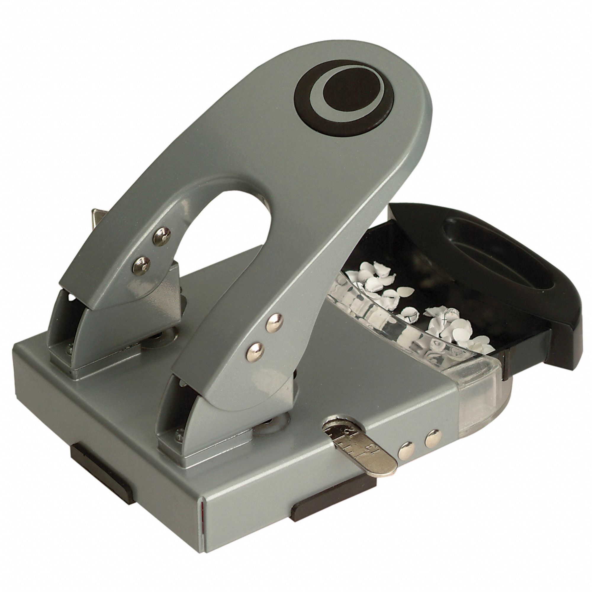 OFFICEMATE TwoHole Paper Punch 45 Sheet Capacity, Metal, 9/32 in Hole Dia. 1MLK190101