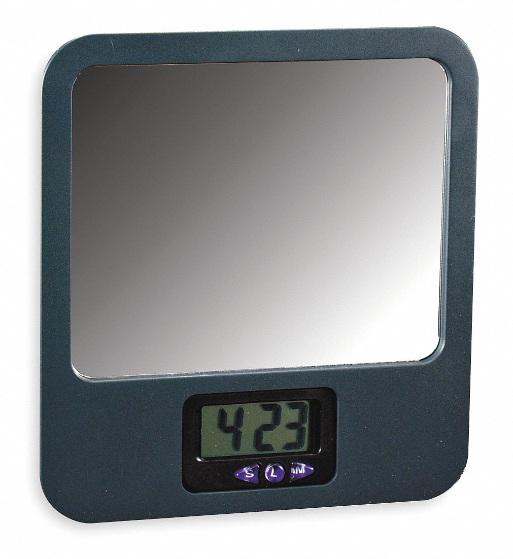 1MLK5 - Mirror w/Digital Clock