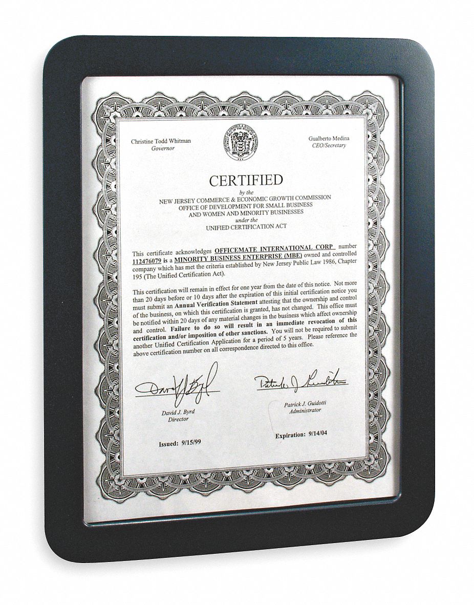 1MLL1 - Certificate Holder