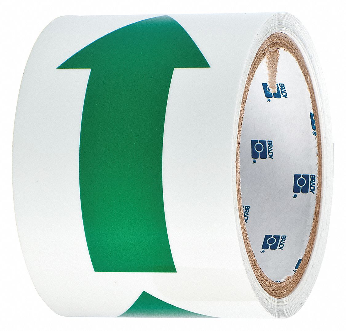 GlowintheDark, Arrow, Floor Marking Tape 1MM2190974 Grainger