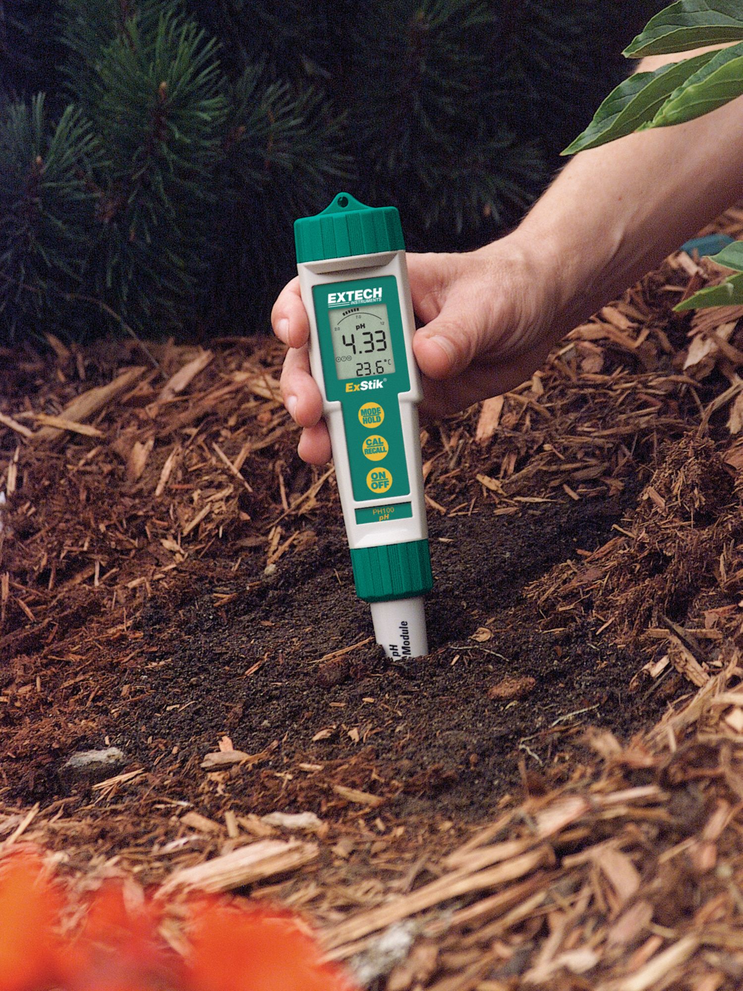 EXTECH ExStick PH Meter, H20 Proof, 0.00 to 14 1MN58PH100 Grainger