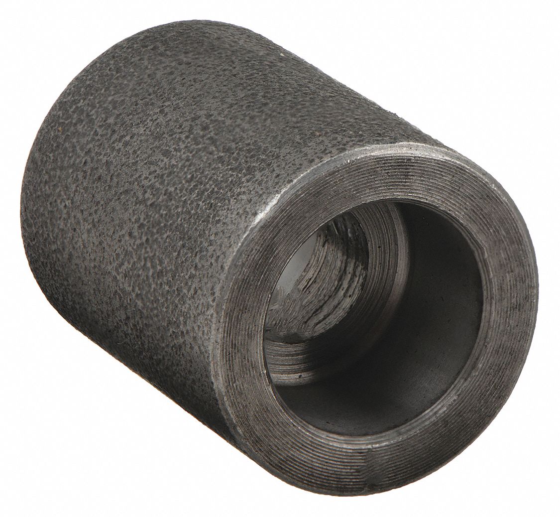 Coupling: Forged Steel, 1/4 in x 1/4 in Fitting Pipe Size, Class 3000, Socket