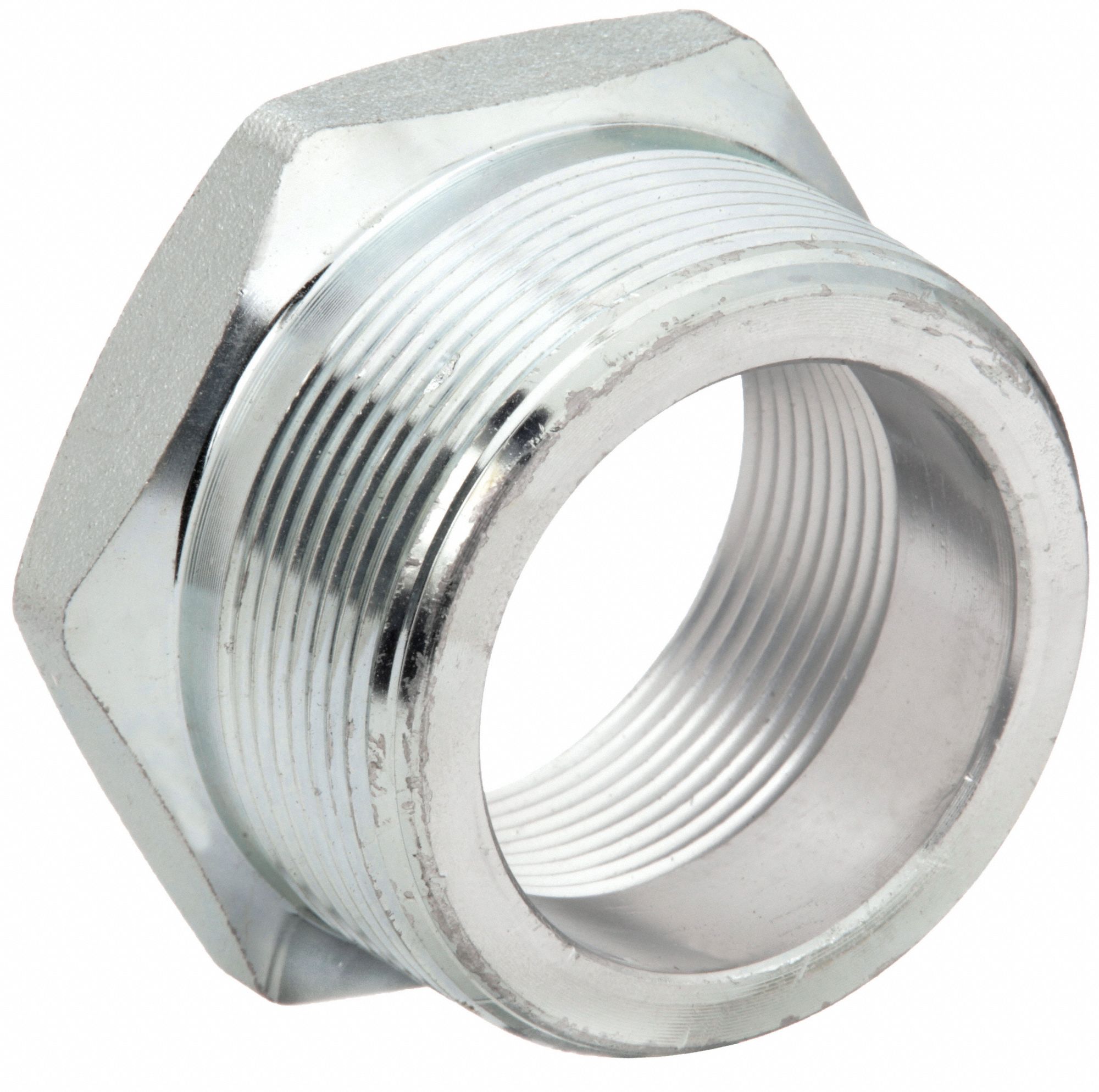 Forged Steel, 2 in x 1 1/2 in, Hex Bushing - 1MPP1|1MPP1 - Grainger