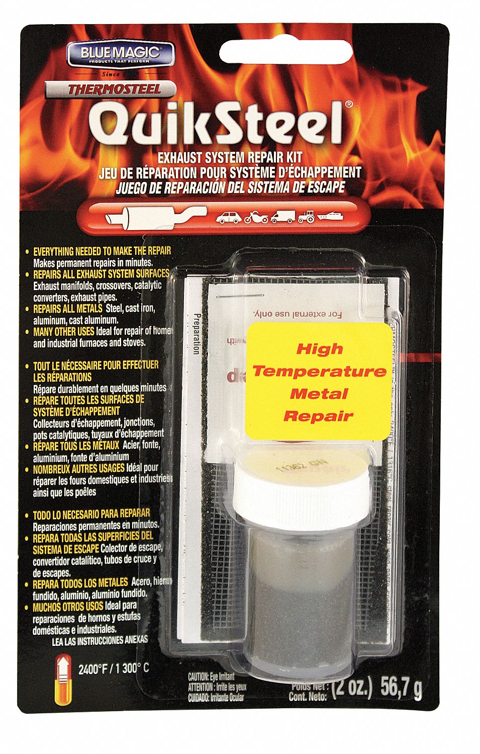 1MPW1 - Crack Repair Kit High Temp Dark Gray