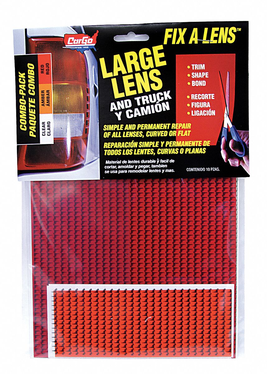 CARGO Combo Lens Repair Kit SUV/HeavyDuty Truck, Red/Orange/Clear