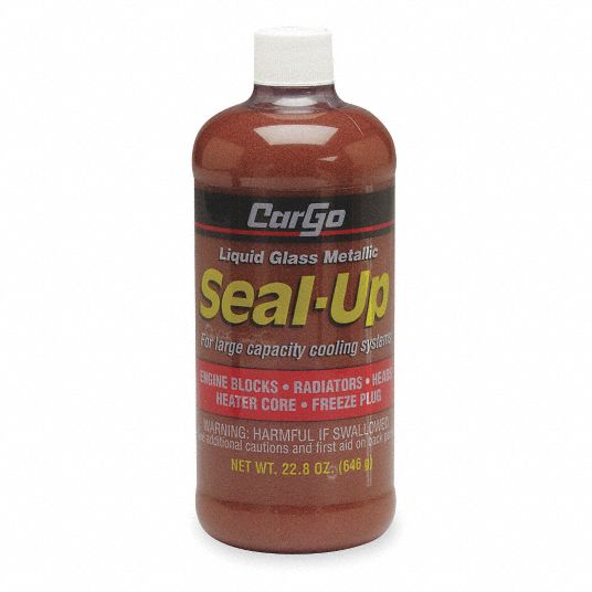 BLUE MAGIC Radiator/Block Sealer, Lg Engine, Copper 1MPW7111624