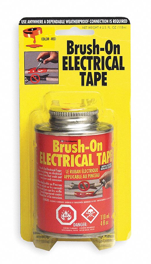 1MPY2 - Brush On Electrical Tape Red 4 Oz