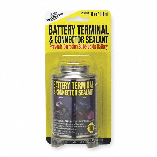 CARGO Battery Sealant, Black, 4 Oz 1MPY4NA60 Grainger