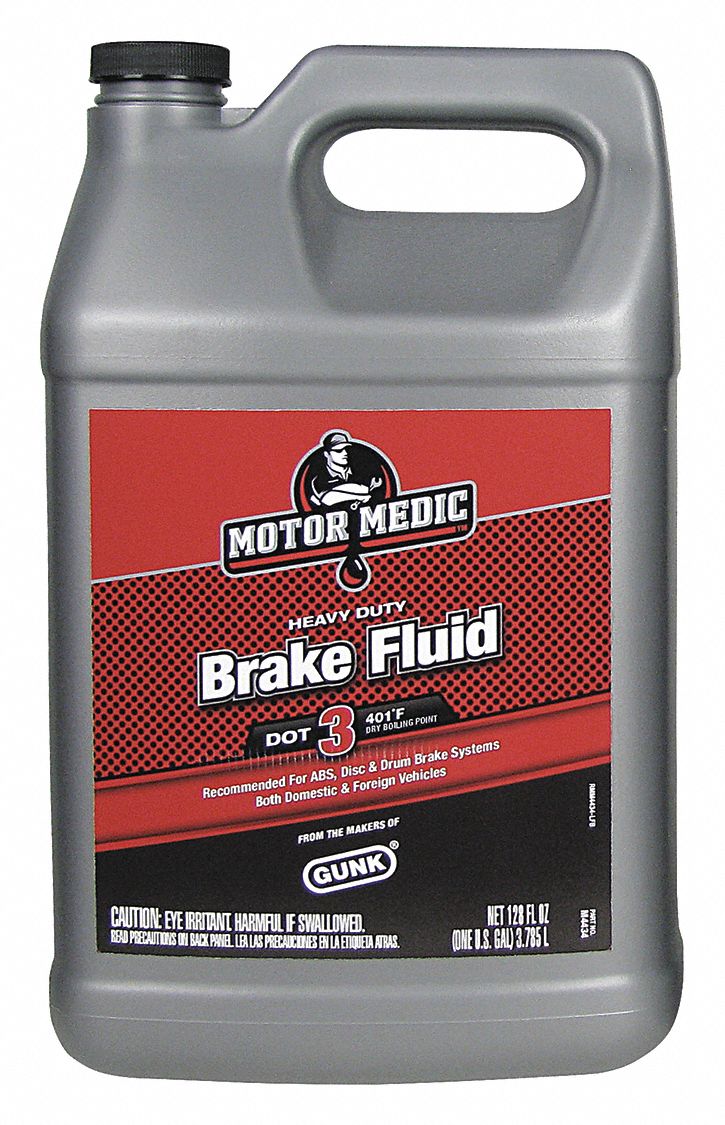 Bottle, Disc Brakes/Drum Brakes, Brake Fluid 54YF94M4434 Grainger