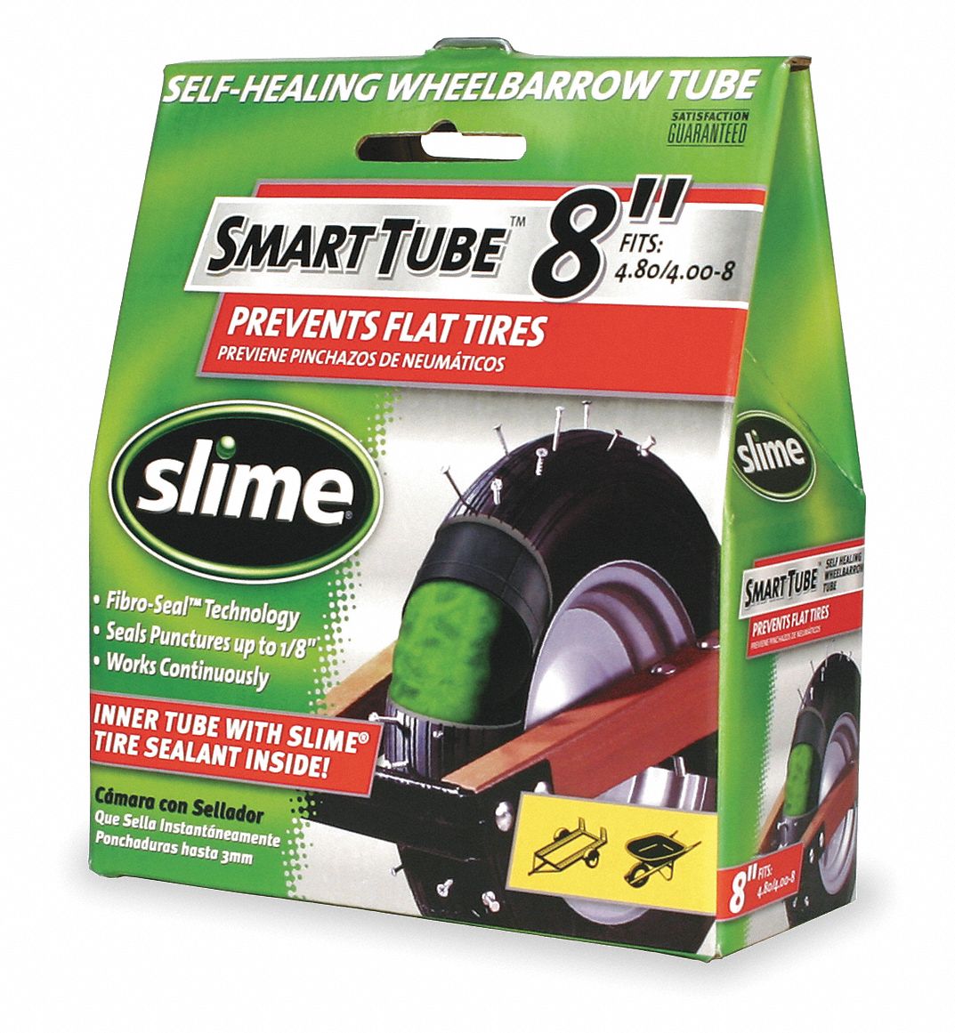 Inner Tubes 4.80 4.00-8 Wheelbarrow Tire Flat Free  Quick Seal Black 