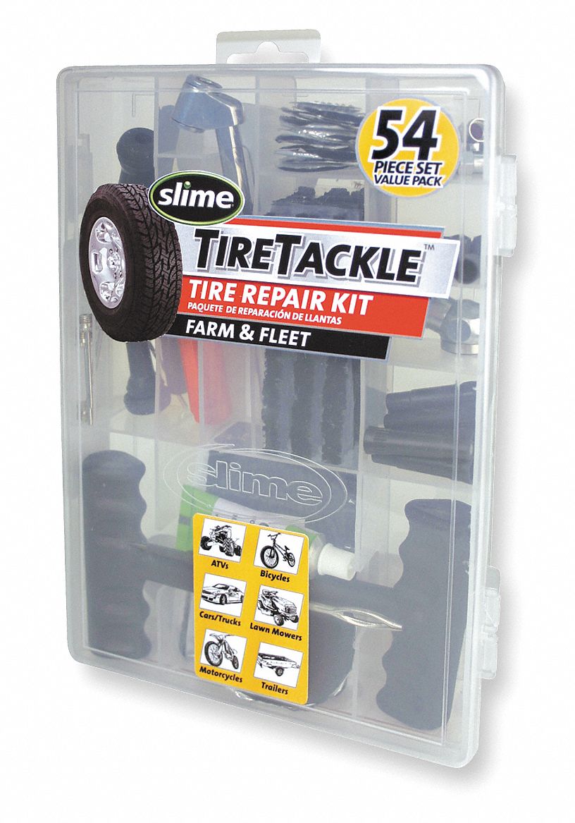 Slime Large Tire Tackle Kit 7 12 In 1mrf62510 Grainger