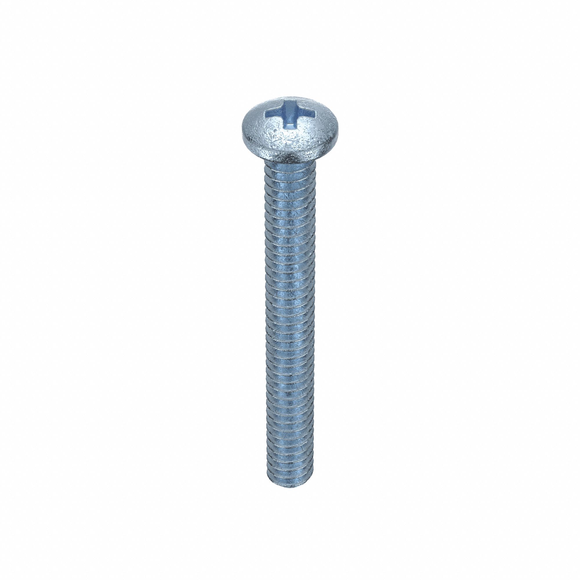 MACHINE SCREW, #4-40 THREAD, 1 IN L, STEEL, ZINC PLATED, PAN, PHILLIPS, ASME B18.6.3, 100 PK