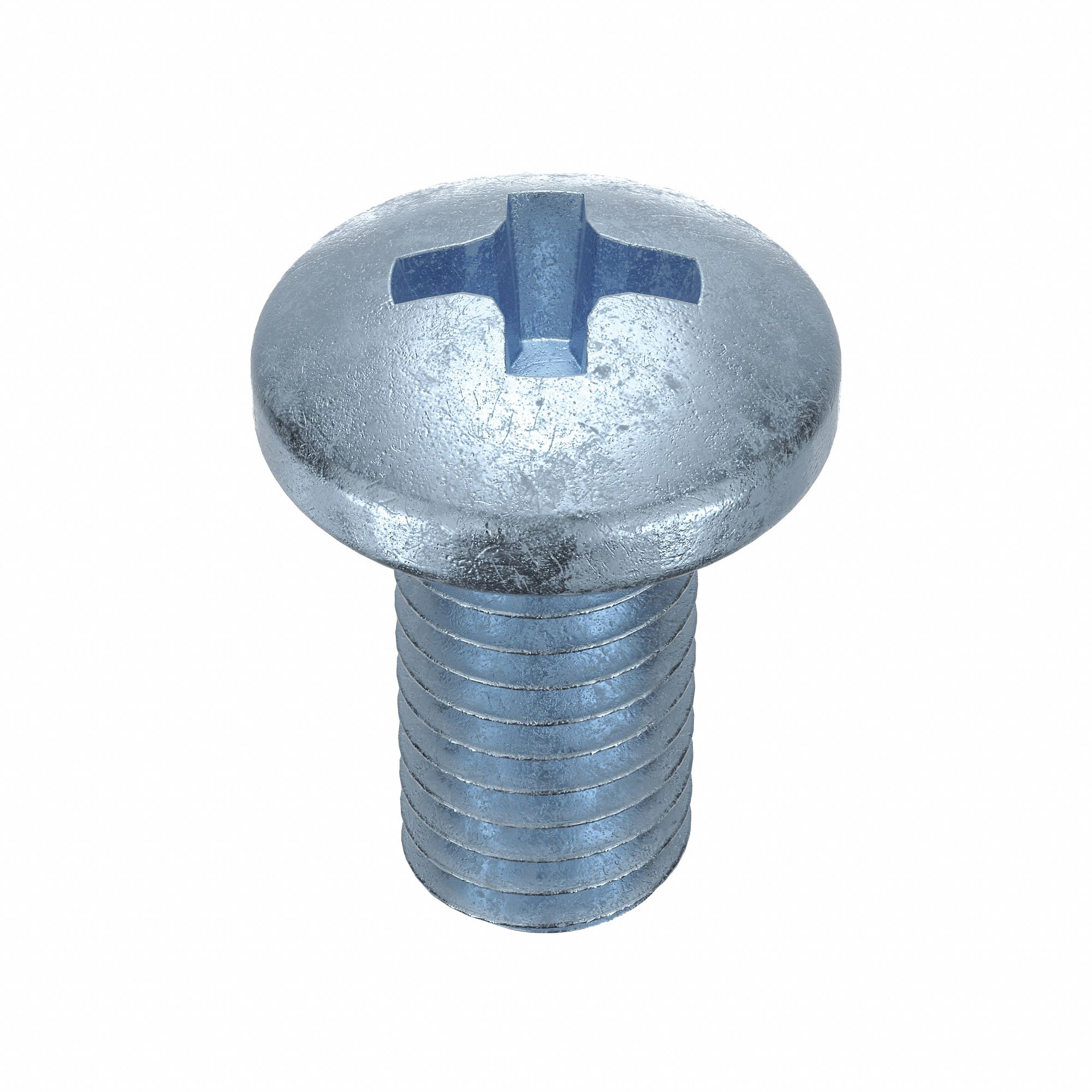 Machine Screw: #8-32 Thread Size, 5/16 in Lg, Steel, Zinc-Plated, Pan, Phillips, 100 PK
