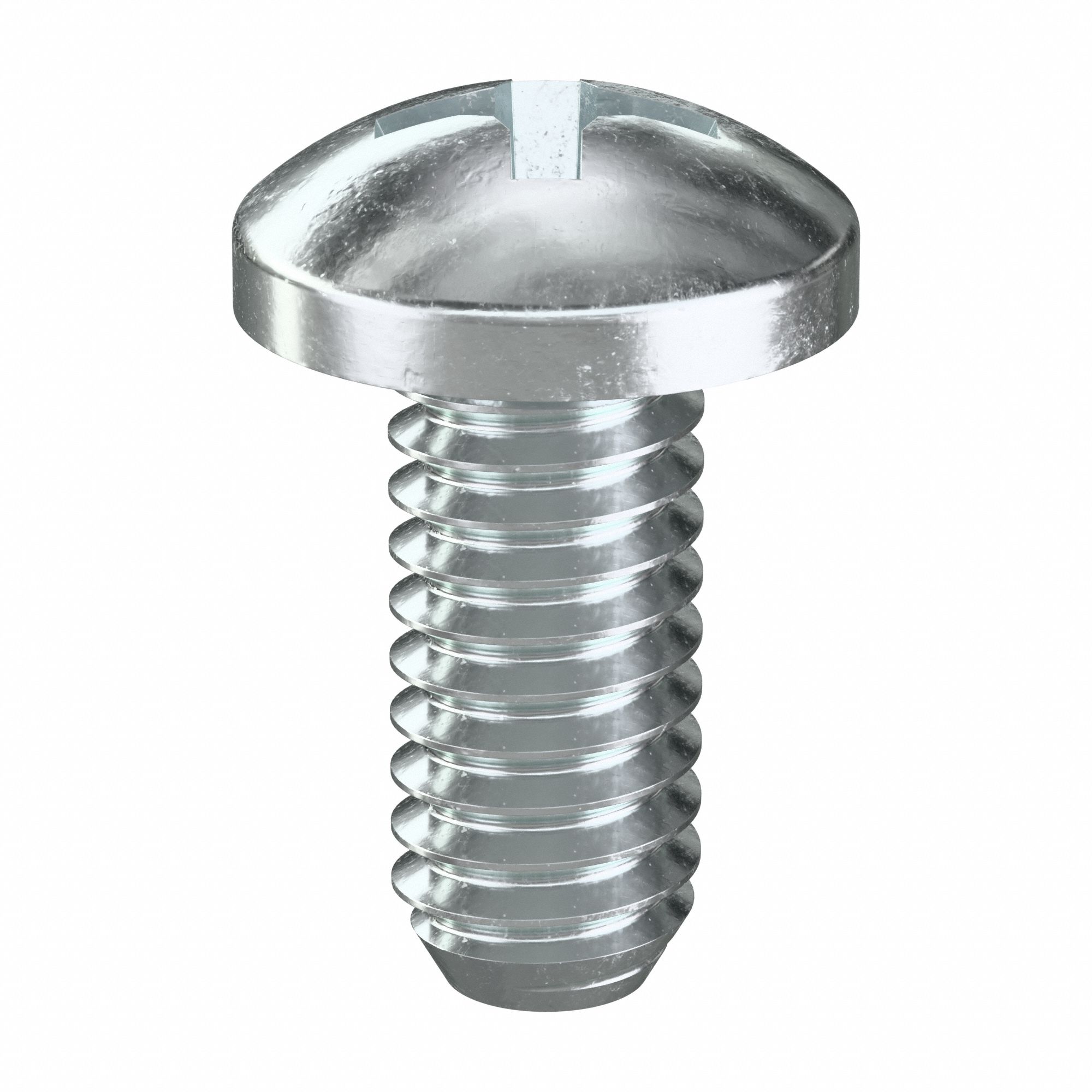 Machine Screw: #8-32 Thread Size, 3/8 in Lg, Steel, Zinc-Plated, Pan, Phillips, 100 PK