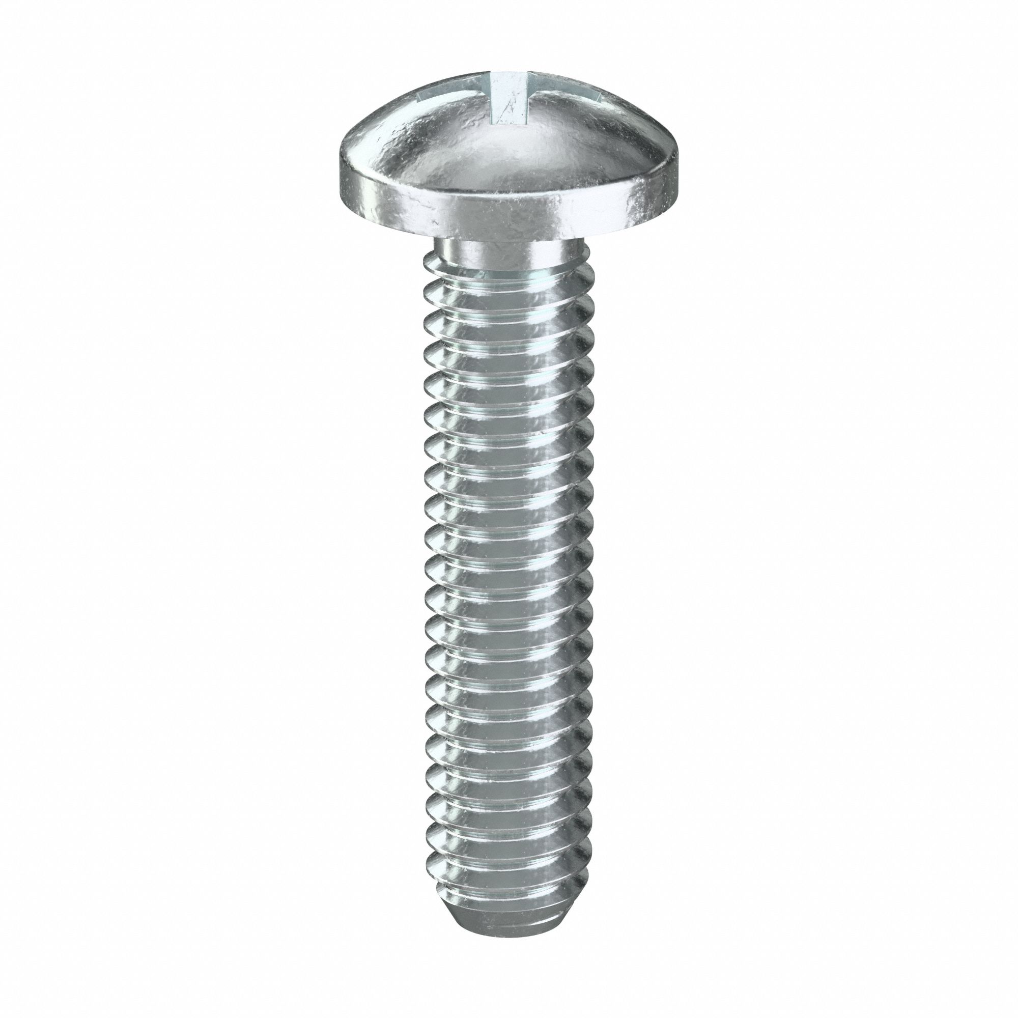 Machine Screw: #8-32 Thread Size, 3/4 in Lg, Steel, Zinc-Plated, Pan, Phillips, 100 PK