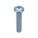 MACHINE SCREW, #8-32 THREAD, ⅞ IN L, STEEL, ZINC PLATED, PAN, PHILLIPS, ASME B18.6.3, 100 PK