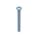 MACHINE SCREW, #8-32 THREAD SIZE, 1¾ IN L, STEEL, ZINC PLATED, PAN, PHILLIPS, INCH, 100 PK