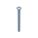 MACHINE SCREW, #8-32 THREAD, 2 IN L, STEEL, ZINC PLATED, PAN, PHILLIPS, ASME B18.6.3, 100 PK