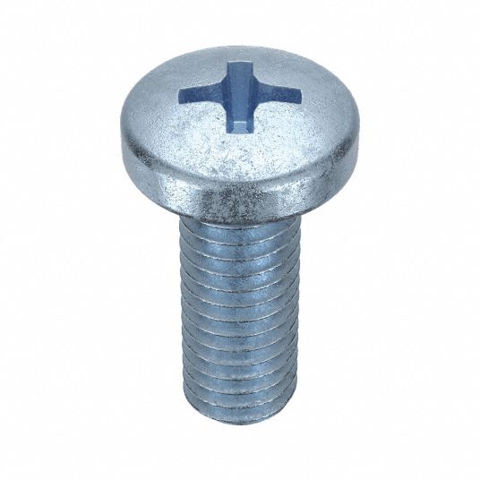 Wood Screw: #10 Size, 2 1/2 in Lg, Steel, Zinc Plated, Flat, Phillips, ASME  B18.6.1, 100 PK