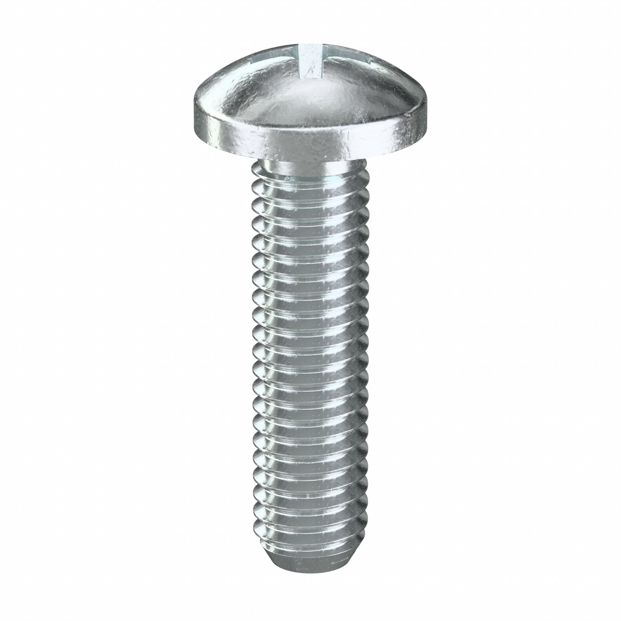 Machine Screw: #10-32 Thread Size, 3/4 in Lg, Steel, Zinc-Plated, Pan, Phillips, 100 PK