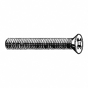 Heimwerker Schrauben FABORY U24522.013.0037 #6-32 x 3/8 Pan Head Phillips Machine Screw 100 pk.