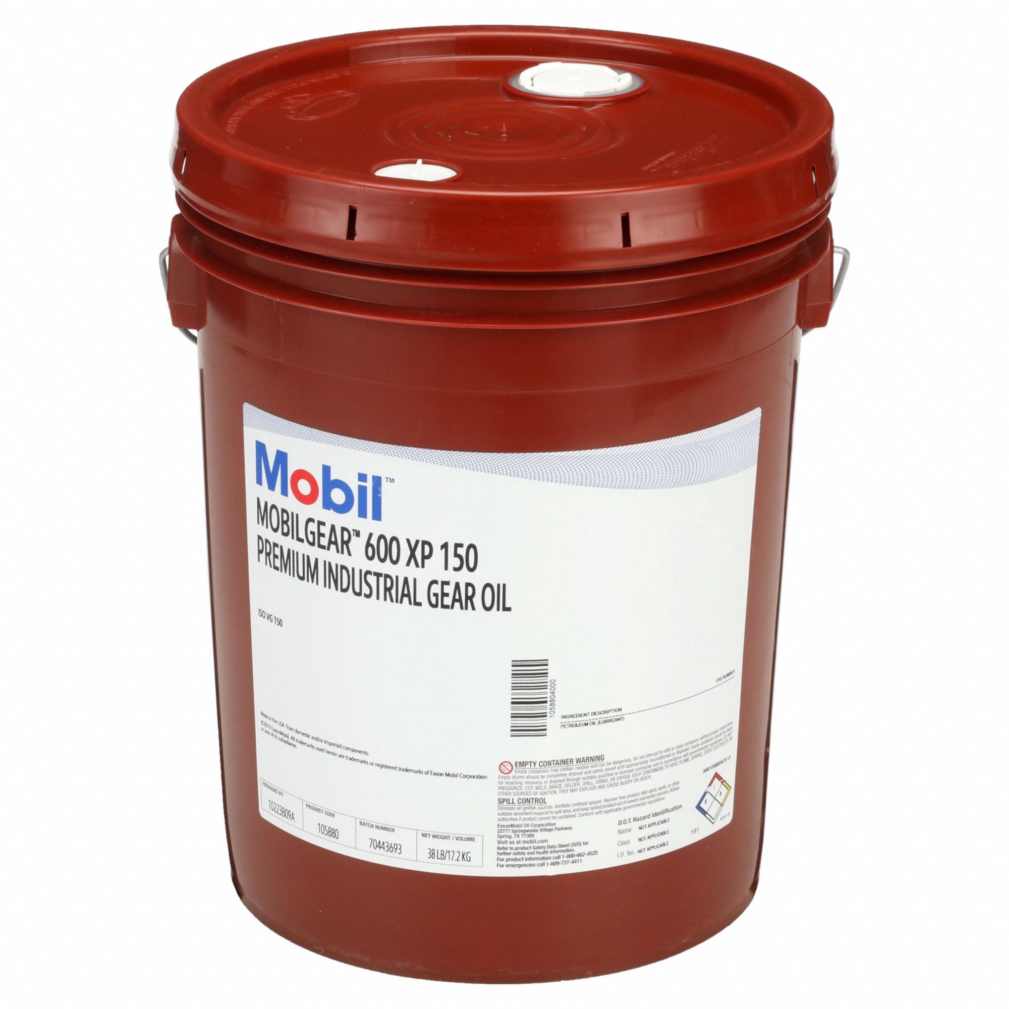 MOBIL, 600 XP, 5 gal, Gear Oil 1MUC6105880 Grainger