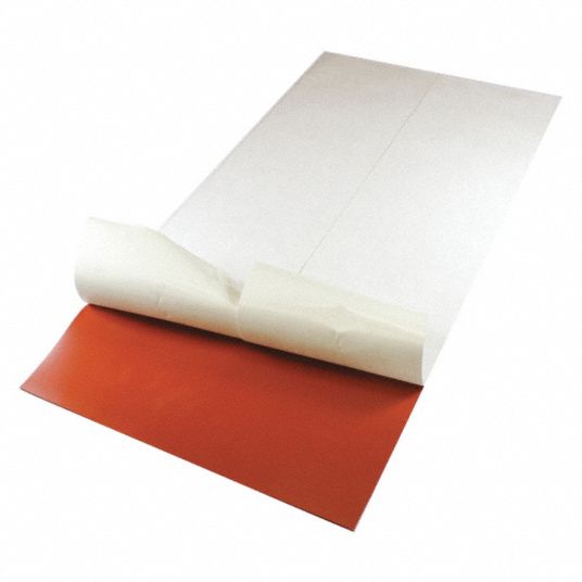 Material Silicone, Backing Type Adhesive, Color Red, Grade Commercial ...