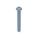 MACHINE SCREW, #4-40 THREAD, 1 IN L, STEEL, ZINC PLATED, ROUND, COMBO SLOTTED/PHILLIPS, 100 PK