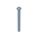 MACHINE SCREW, #4-40 THREAD, 1¼ IN L, STEEL, ZINC PLATED, ROUND, ASME B18.6.3, INCH, 100 PK