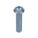 MACHINE SCREW, #6-32 THREAD, ⅝ IN L, STEEL, ZINC PLATED, ROUND, ASME B18.6.3, INCH, 100 PK