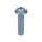 MACHINE SCREW, #10-24 THREAD, ⅞ IN L, STEEL, ZINC PLATED, ROUND, ASME B18.6.3, INCH, 100 PK