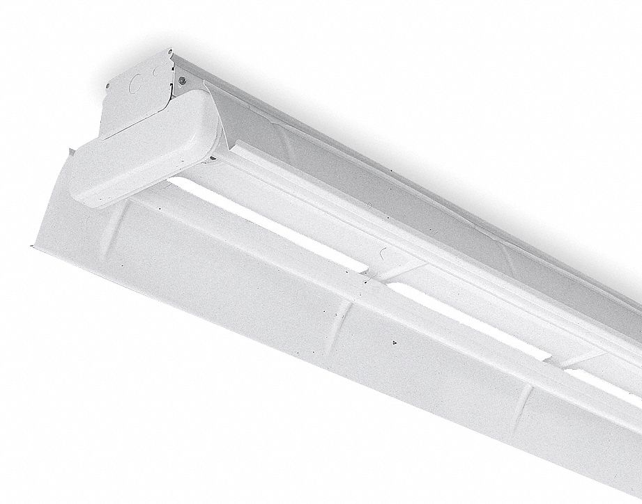 LITHONIA LIGHTING Industrial Fluorescent Fixture, 120V, For Bulb Type