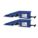 TRUCK RAMP, 20 TON LOAD CAPACITY, NOT ADJUSTABLE, STEEL, 45⅝ IN OVERALL L, 1MZK3, 1 PR