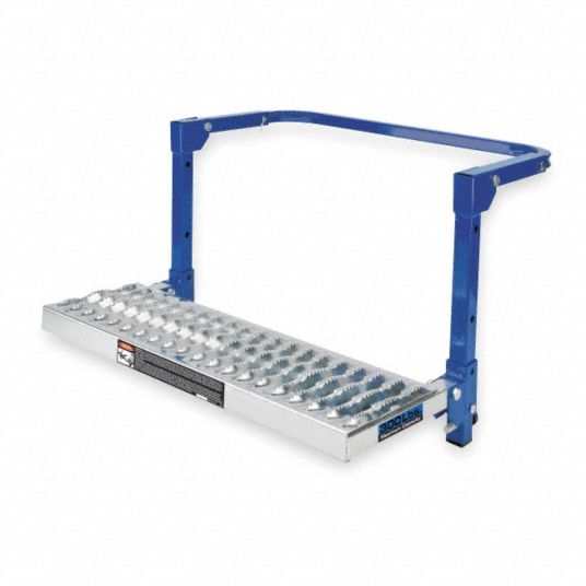 Truck Ramp Step Steel, 300 lb Load Capacity, 22 5/8 in Lg Grainger