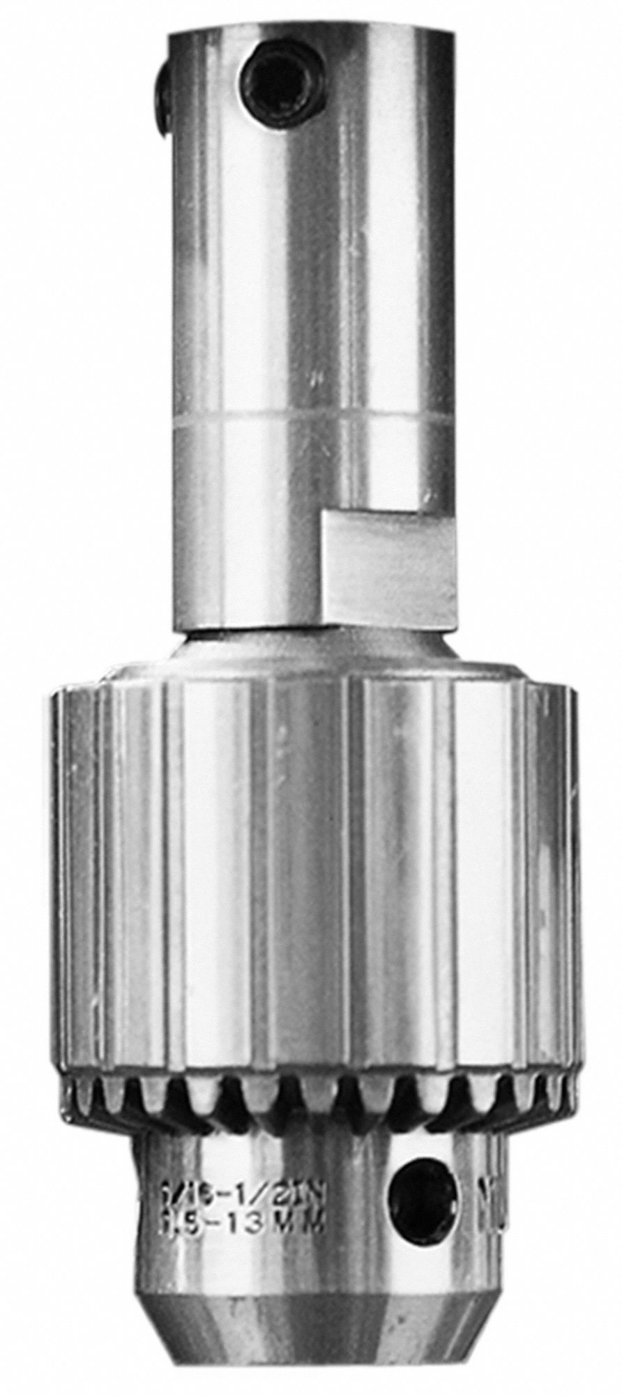 MILWAUKEE Drill Chuck Arbor Assy , 1/2 In Cap 1MZV948662125 Grainger