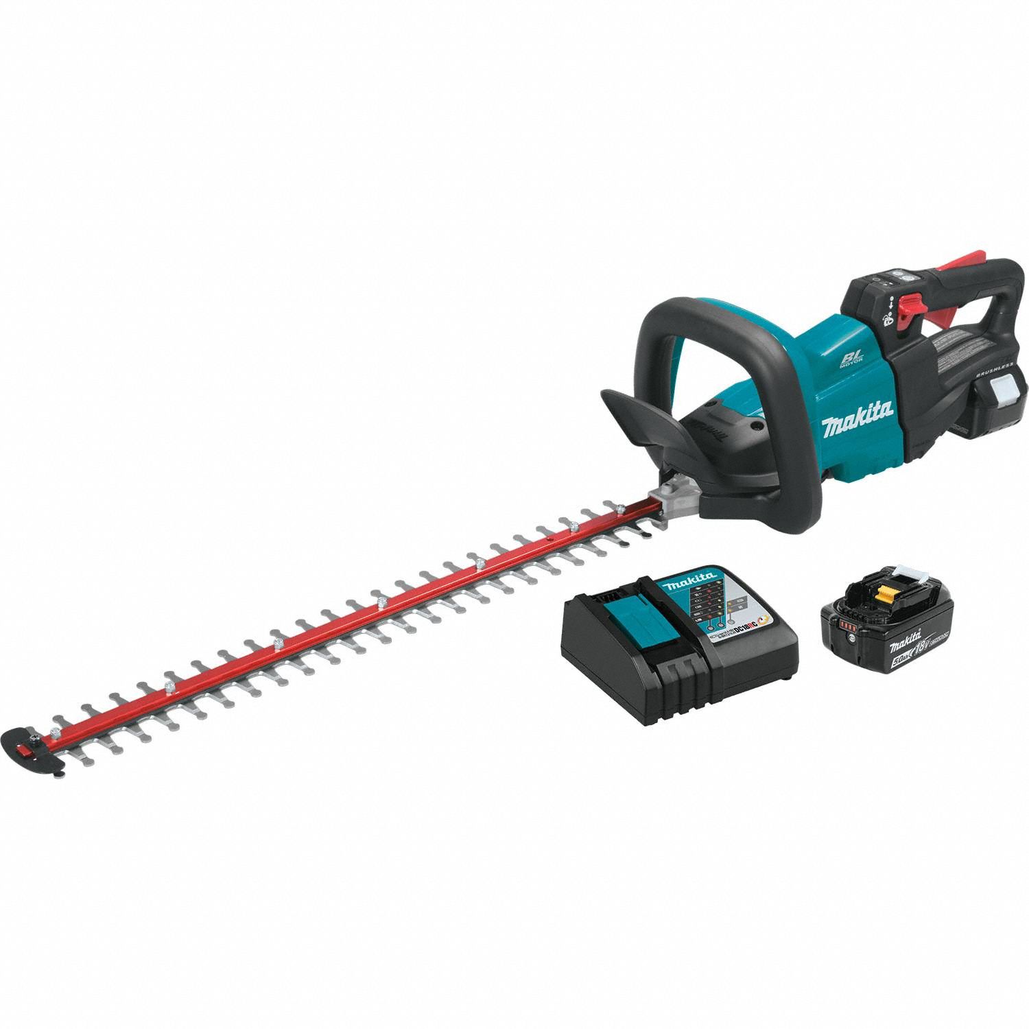 Battery-Powered Hedge Trimmer Kit: LXT® Platform, 3/8 in Cutting Wd, 24 in Blade Lg, 18 V