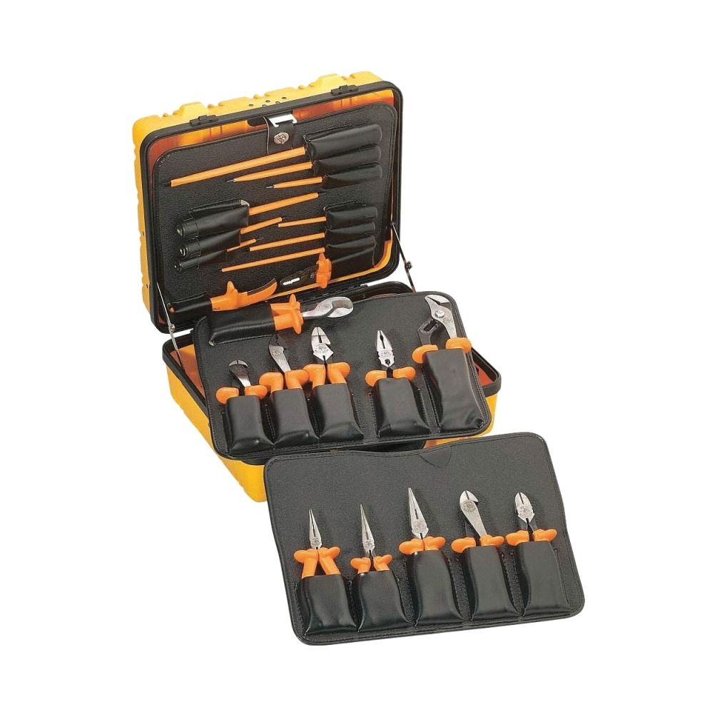 Insulated Tool Kit: Insulated, 22 Total Pcs, Tool Case