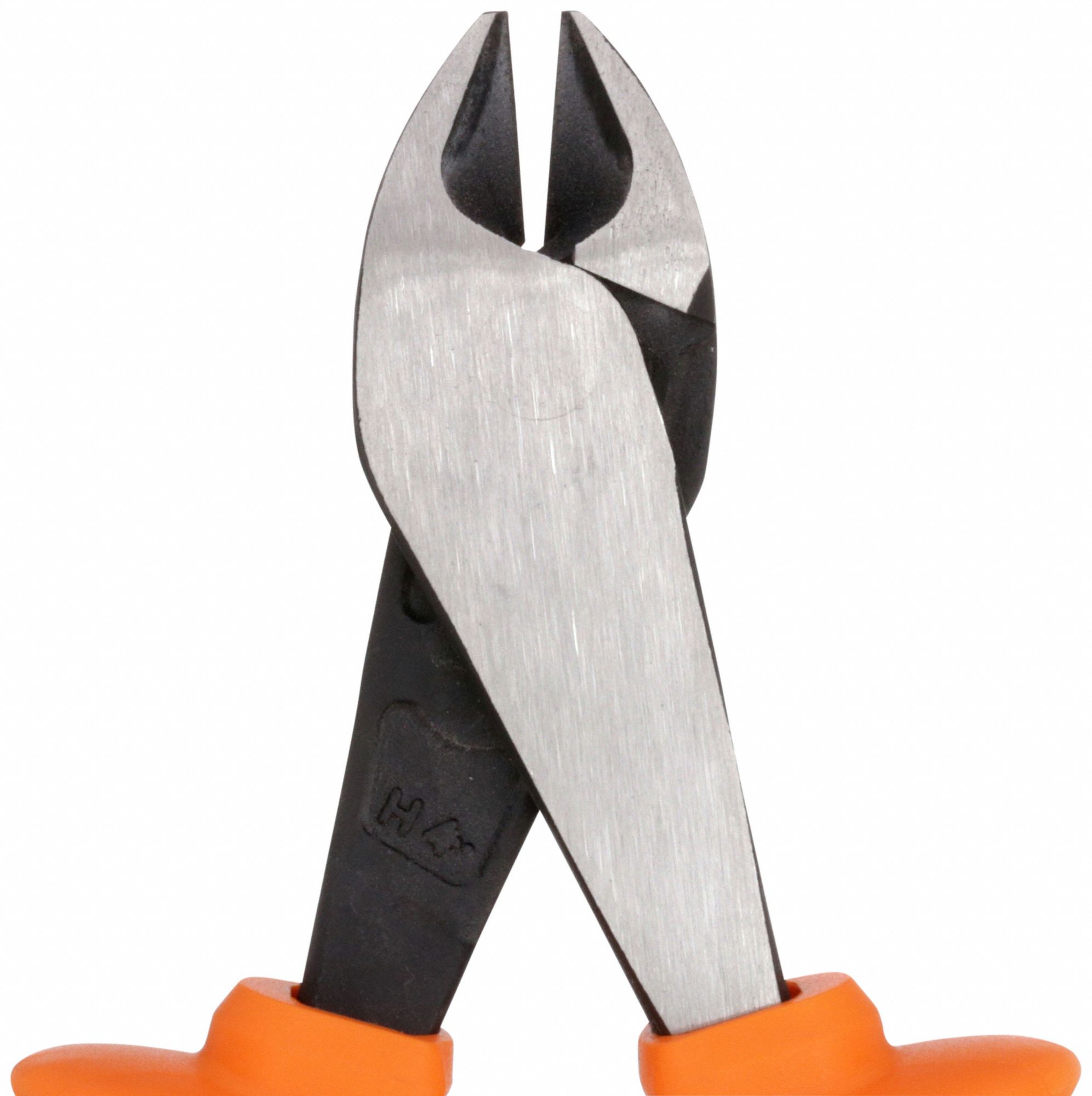 KLEIN TOOLS High Leverage Diagonal Cutting Plier Insulated, Std, Oval