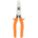 NEEDLE NOSE PLIER, INSULATED, 1¼ IN MAX JAW OPENING, 8⅞ IN OVERALL L, 2⅜ IN JAW L, SMOOTH