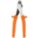 HIGH LEVERAGE DIAGONAL CUTTING PLIER, INSULATED, STANDARD, ANGLED, OVAL, ⅞ IN JAW L, 1¼ IN JAW W