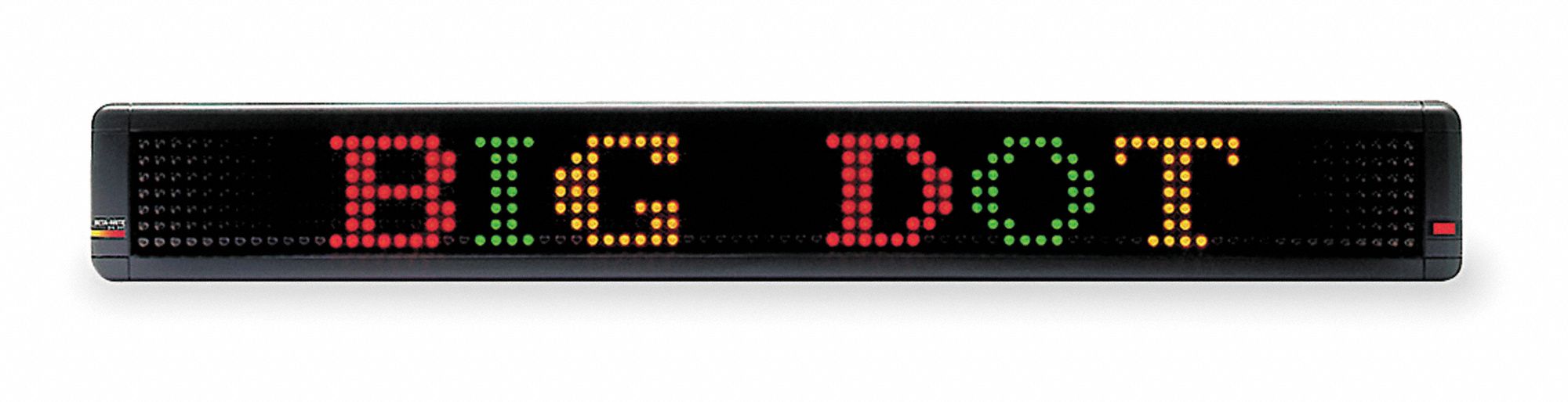 Electronic Message Display Sign: Indoor, Wall/Ceiling, 6 1/4 in Overall Ht