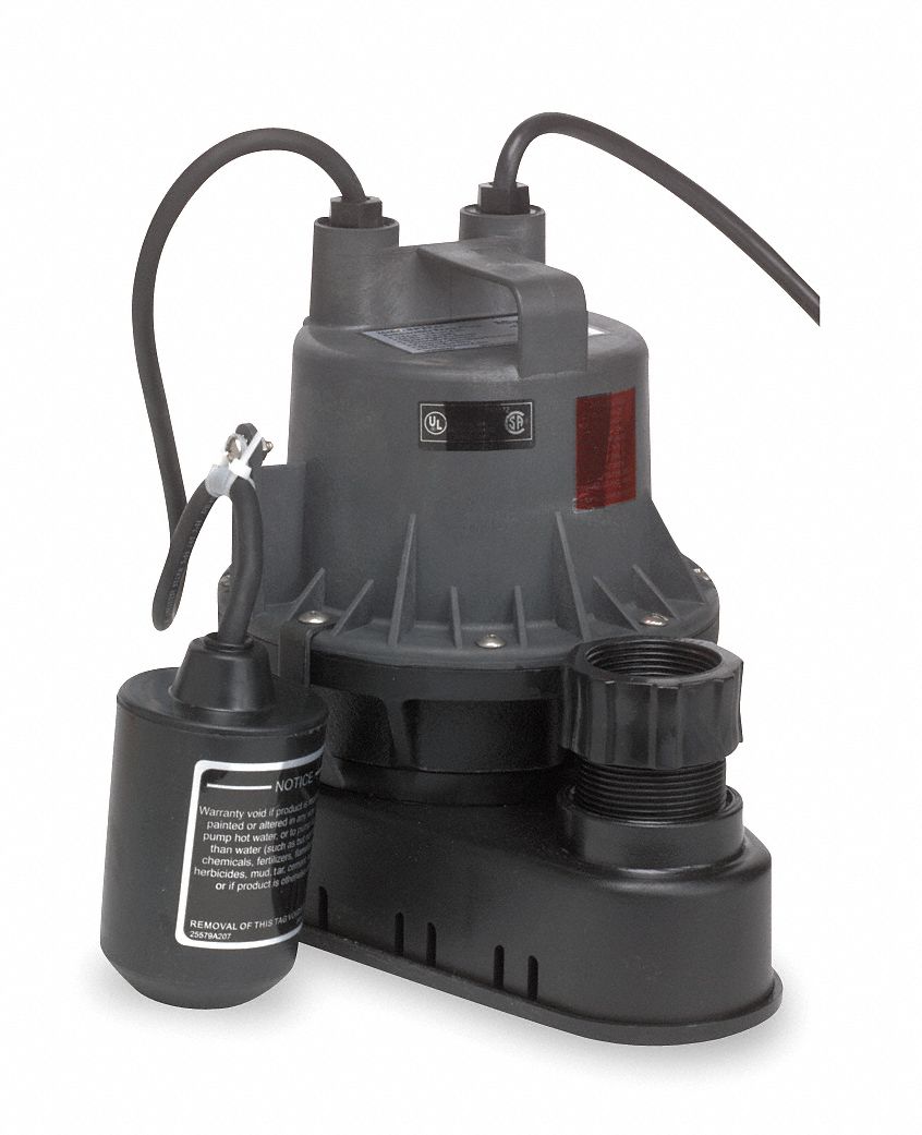 1/4 HP Auto Sump Pump Grainger
